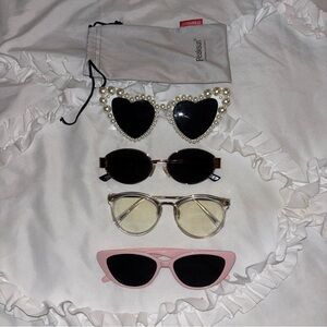 Stylish Sunglasses Set with Case